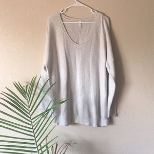 Oversized Boho/Bohemian Neutral/Cream Sweater